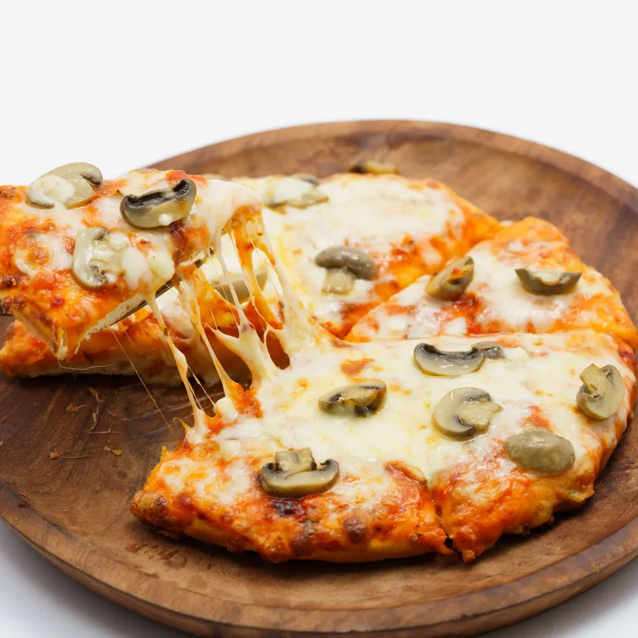 Pizza Épinards & Champignons